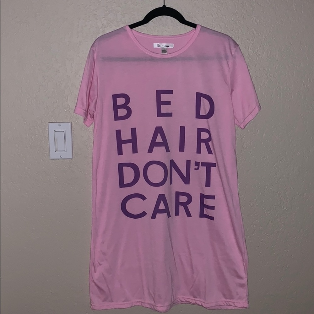 Pink night gown